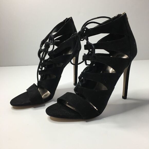 Madden Girl Sz 6 Raceyyy black stiletto heel - Picture 2 of 8